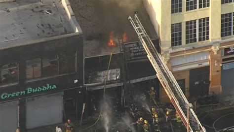 11 Los Angeles firefighters hurt while running from blast – KGET 17