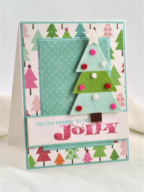 3-D Felt Christmas Tree Card | HGTV