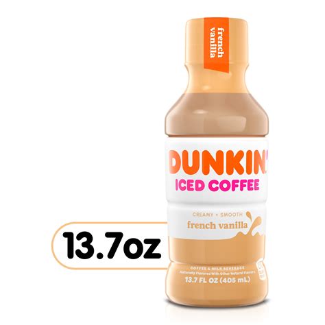 Dunkin' French Vanilla Iced Coffee Bottle, 13.7 fl oz – Walmart Inventory Checker – BrickSeek