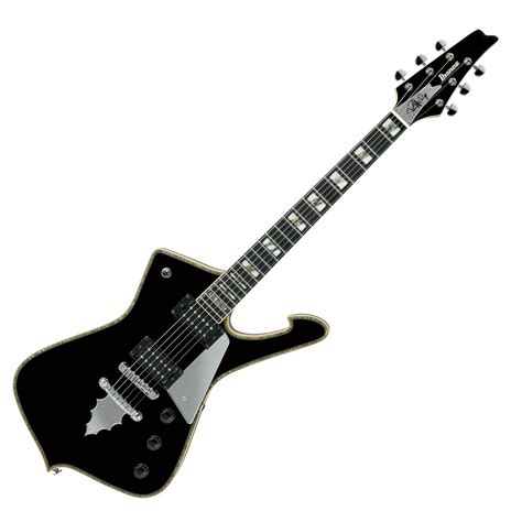 Ibanez Paul Stanley PS120-BK Signature Electric Guitar, Black at Gear4music.com