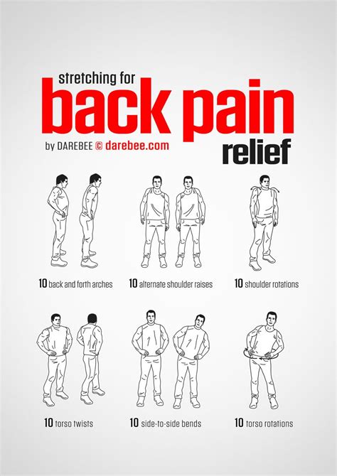 Pain Relief: Back Pain Relief Workout by DAREBEE