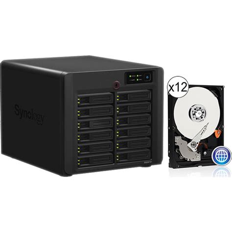 Synology 12TB (12x 1TB) DiskStation DS2413+ 12-Bay NAS Server