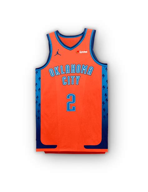 OKC Thunder Jersey/Court Refresh on Behance