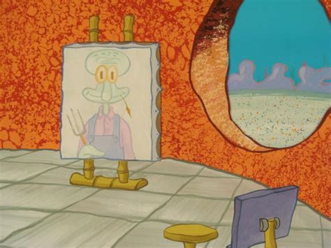 Squidward Painting at PaintingValley.com | Explore collection of ...