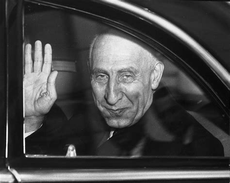 Prime Minister Mohammed Mossadegh of Iran leaving for the Iranian ...