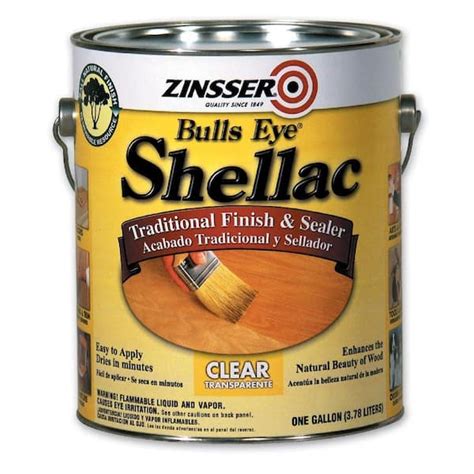 Zinsser 1 gal. Clear Shellac Traditional Finish and Sealer (Case of 2) 00301 - The Home Depot