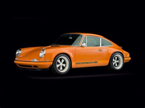 Porsche 911 Two Tone Classic Side Stripes Logo Decal Singer Style