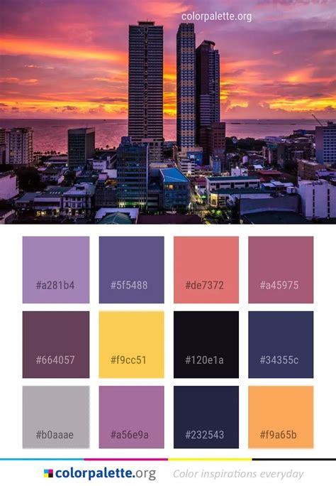 Metropolitan Area Cityscape City Color Palette | colorpalette.org