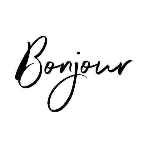 Bonjour Wall Decal Bonjour Sign Nursery Decor Bonjour | Etsy