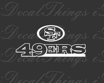 49ers decal | Etsy