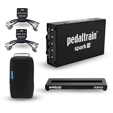 Pedaltrain Nano Pedalboard Bundle with Spark Power Supply, Cables and Bag | Musician's Friend