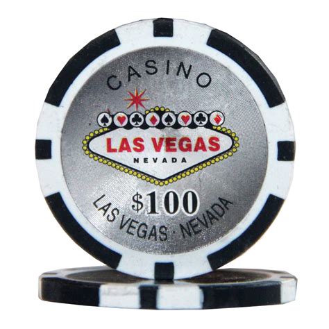 50pcs Las Vegas Nevada Poker Chip $100 Black 14 Gram (Ship US Country Only) #9912x50#