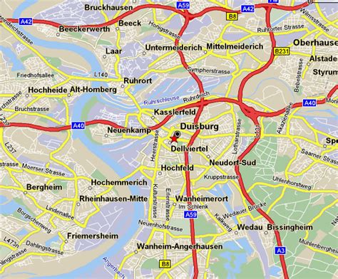 Duisburg Map