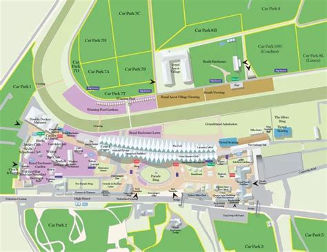 Royal Ascot site map to make sure you don't waste time getting lost - Berkshire Live