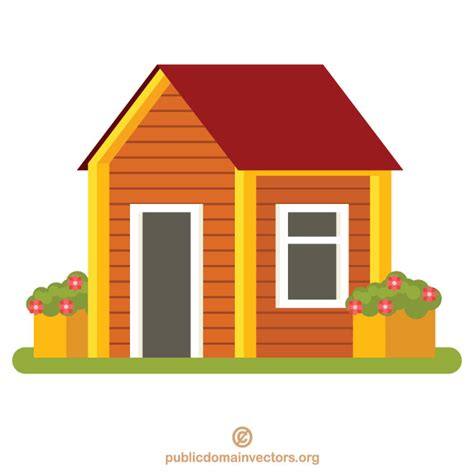 Small house Royalty-free Stock Vector Clip Art