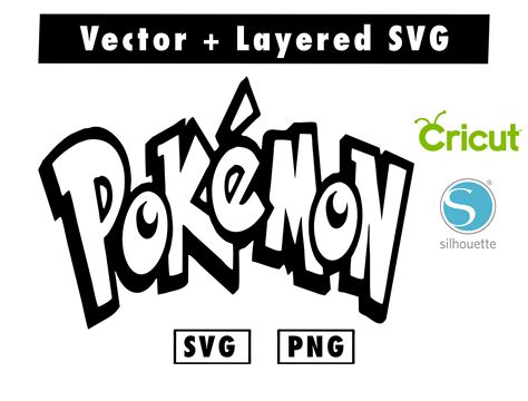 pokemon logo svg and png files for cricut machine , anime sv | Inspire ...