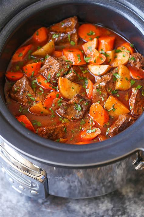 Slow Cooker Chuck Steak Recipes : Crockpot Beef Stew Recipe Well Plated ...