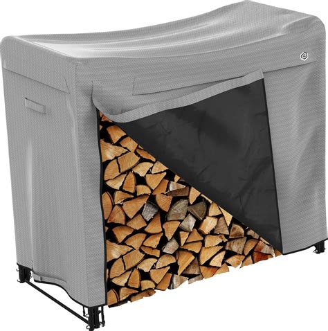 Amazon.com : ProtX Covers 5' Firewood Rack Cover – Heavy Duty Diamond ...