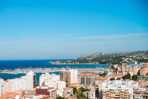 Premium Photo | Panorama of denia in costa blanca