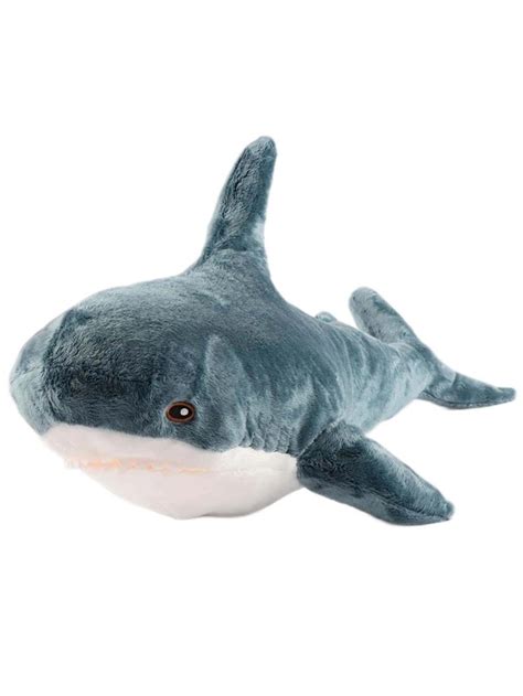 2sizes Giant Shark Stuffed Animal Soft Squishy Shark Toys Giant Shark ...