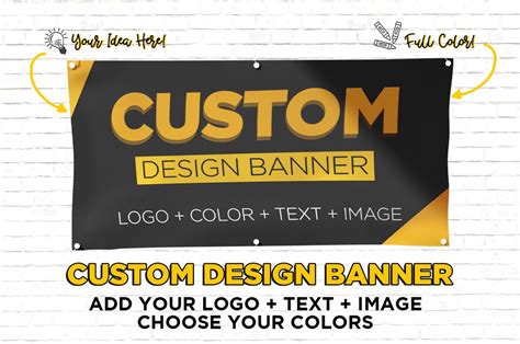 Custom Business Banner Free Design, Small Business Vinyl Banner, Business Sign Banner Printing ...