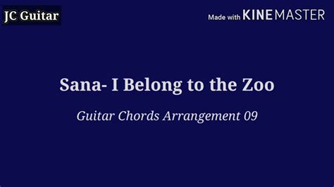 SANA - I Belong to the Zoo Guitar Chords Tutorial Video - YouTube