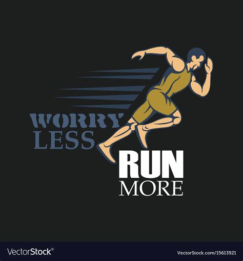 Digital Prints Art & Collectibles Inspirational Running Logo Prints ...