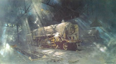 Railway Art Gallery: David Shepherd Old Steam Train, Steam Trains ...