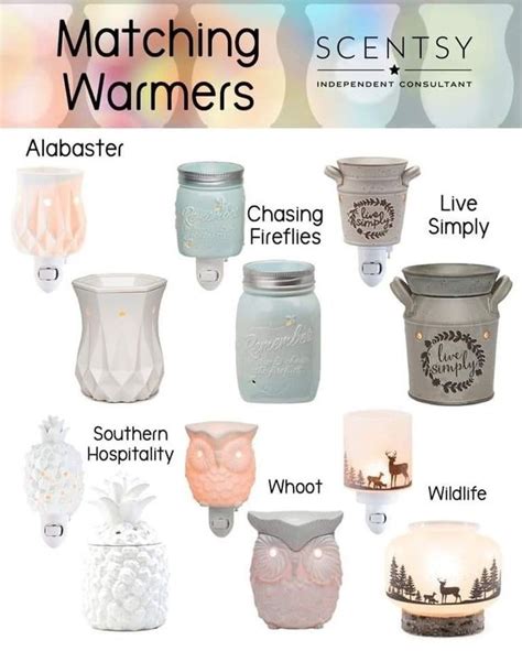 Scentsy Warmers and Mini Warmers | Scentsy, Scentsy warmer, Scentsy wax warmer