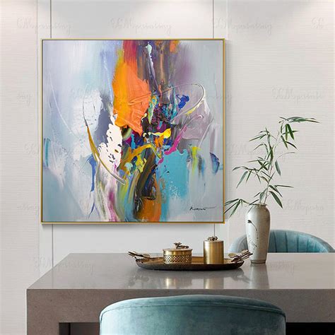 Original Acrylic Abstract Painting Wall Art Picture for Living - Etsy