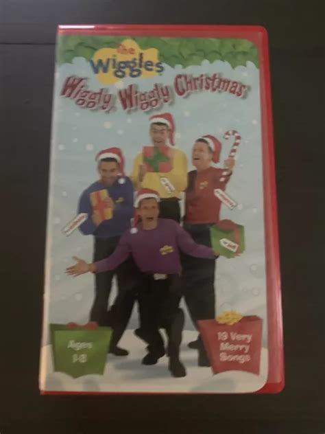 THE WIGGLES WIGGLY Wiggly Christmas VHS Video 2000 Vintage Holiday ...