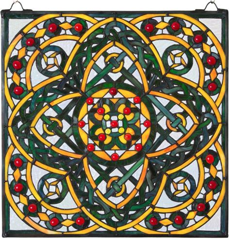 Stained glass Celtic style | Celtic stained glass, Celtic quilt ...