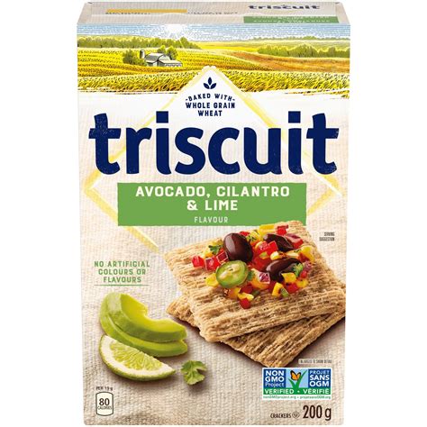 TRISCUIT Avocado, Cilantro & Lime Crackers 200 g | Walmart Canada