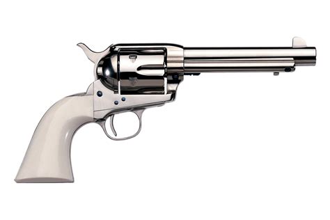 Shop Uberti 1873 Cody 45 Colt Nickel-Plated Cattleman Revolver for Sale ...