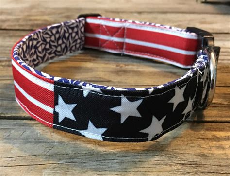 Flag Dog Collar, American Flag Dog Collar - Etsy