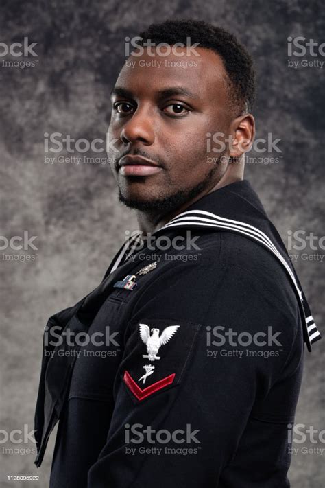 Us Navy Seabee Service Member Stock Photo - Download Image Now - US Navy, African-American ...