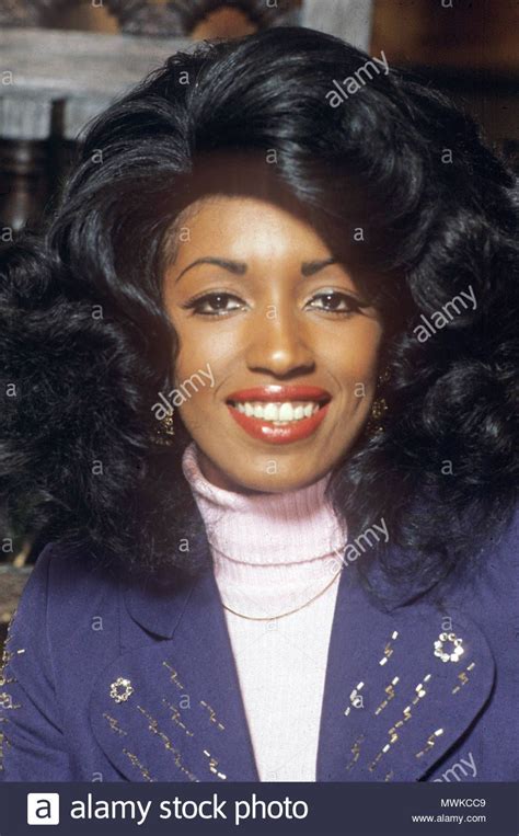 Download this stock image: THREE DEGREES US vocal group member Sheila ...