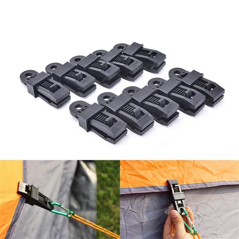 Aliexpress.com : Buy Awning Tarp Clamp Set Clips Hangers Survival Tent Emergency Grommet High ...