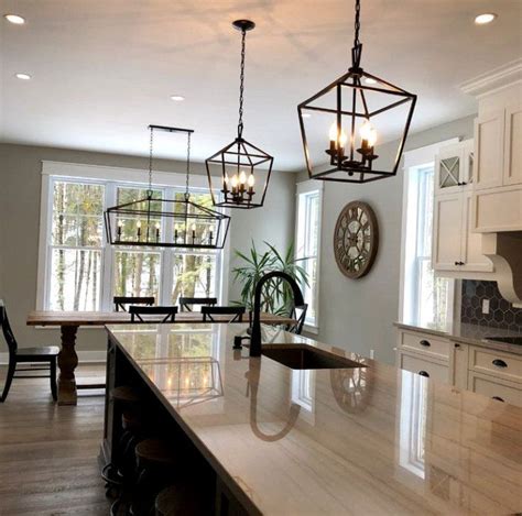 10+ Modern Farmhouse Kitchen Island Lighting