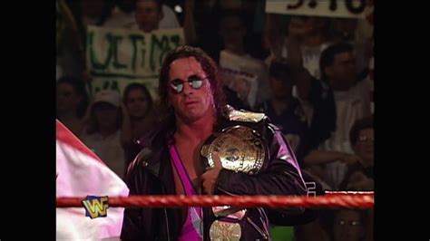 Bret Hart Raw Promo night after Winning WWF Title @ SummerSlam 1997! feat Hart Foundation (WWF ...