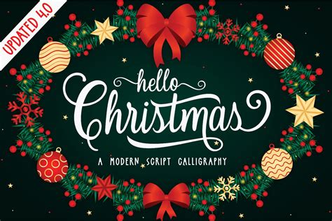 Christmas Font by Girinesia · Creative Fabrica