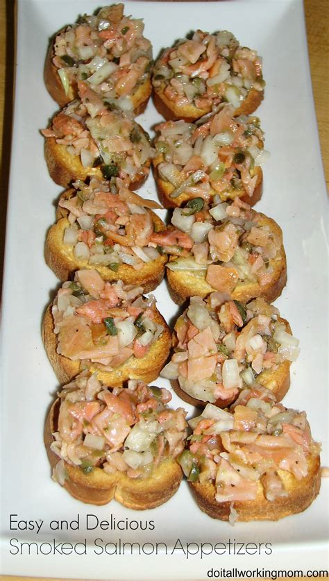 Easy and Delicious Smoked Salmon Appetizers - Do It All Working Mom