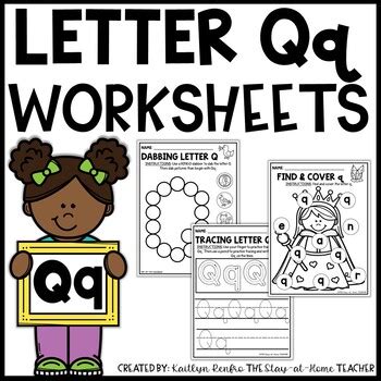 Alphabet Worksheets for the Letter Qq | TpT