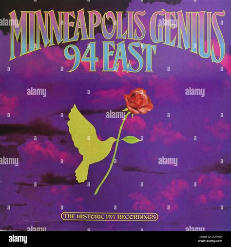 Minneapolis Genius 94 East History 1977 Recordings 12'' Lp Vinyl - Vintage Cover Stock Photo - Alamy