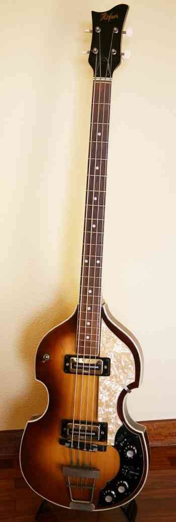 Paul McCartney's Hofner bass.