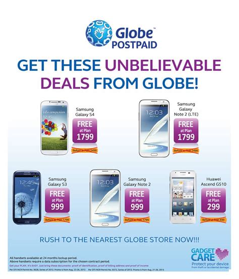 Unbelievable Deals: Samsung Galaxy Note II Free at Globe's Plan 999