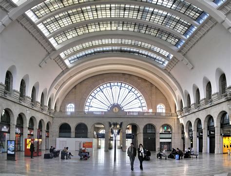 View of the entrance foyer -Gare de l’Est, Paris | París, Ciudades, Siglo xix