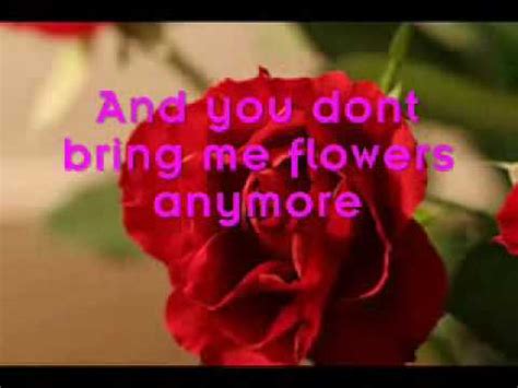 You don't bring me flowers (Lyrics) - Barbara Streisand Neil Diamond - YouTube