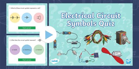 Electric Circuit Game | Electrical Circuit Symbols Quiz PPT