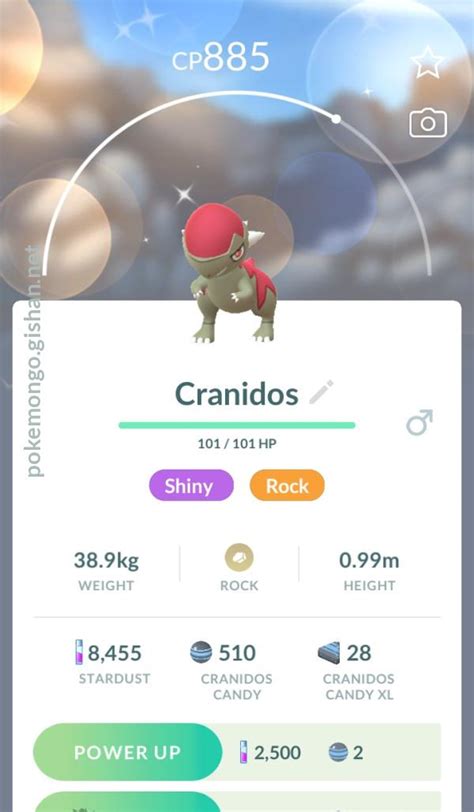 Shiny Cranidos - Pokemon Go